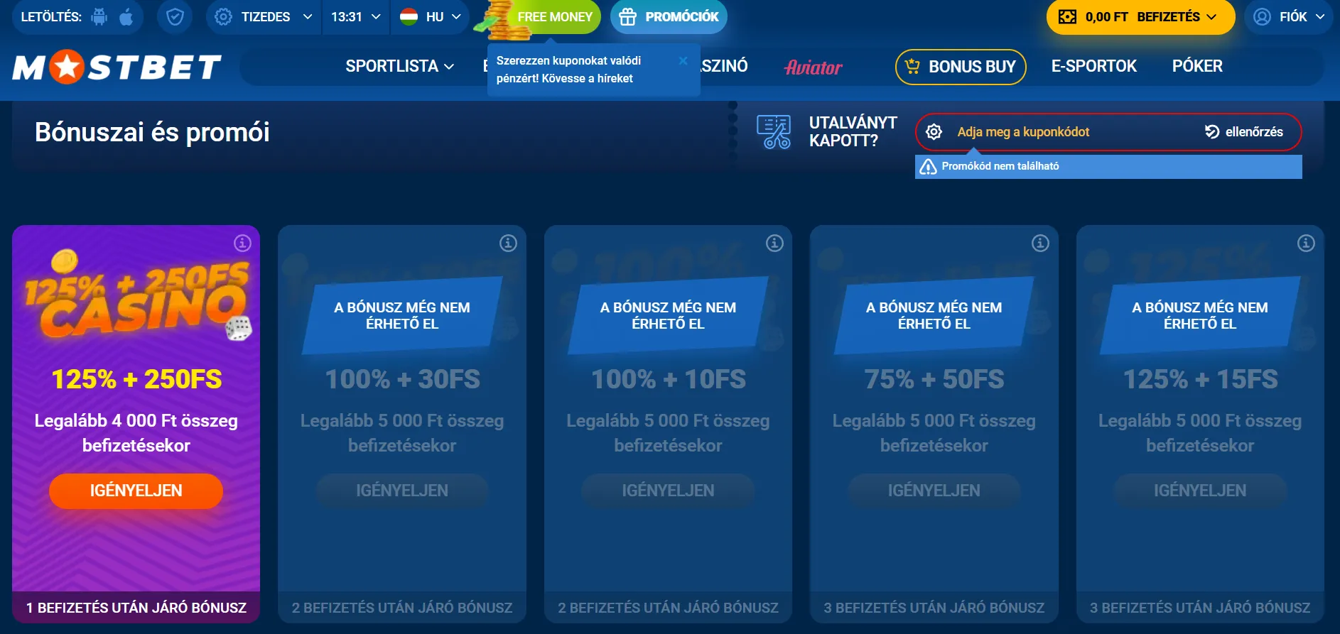 Mi a Mostbet no deposit bonus és hogyan működik?